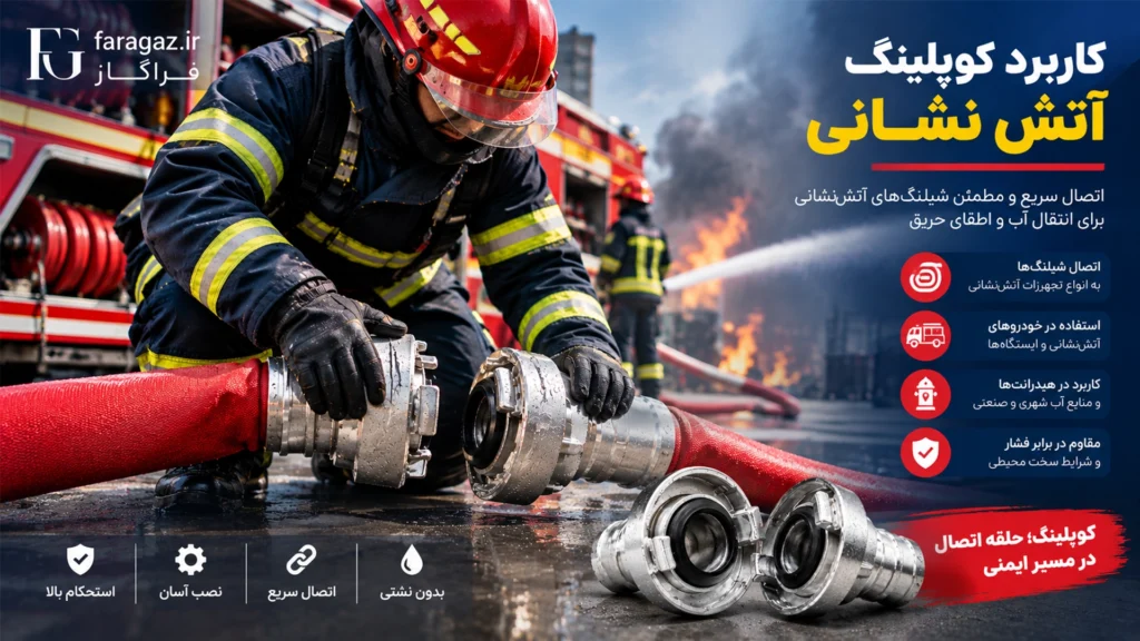 کوپلینگ آتش‌نشانی چطور کار می‌کند